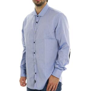 CAMICIA CON TOPPE AZZURRO
